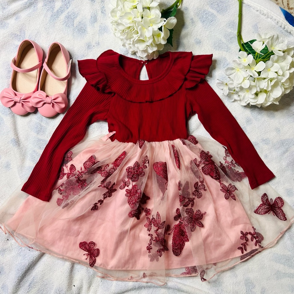 Embroidered Tutu Dress